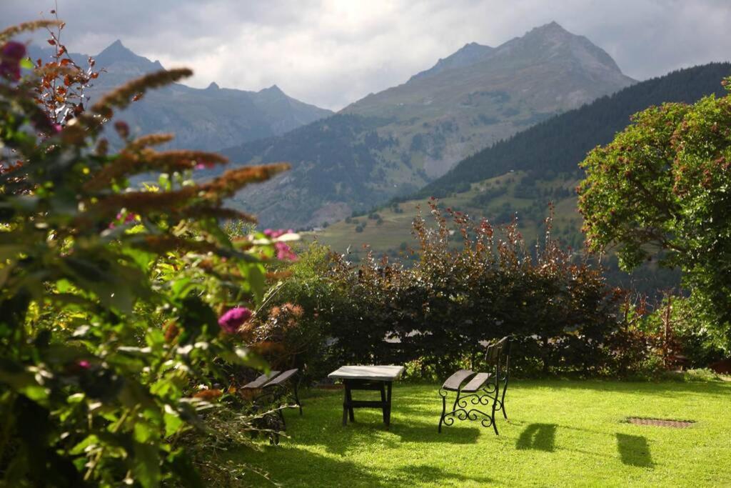 Paisible Chalet Montagne Avec Option Jacuzzi Séez Zewnętrze zdjęcie