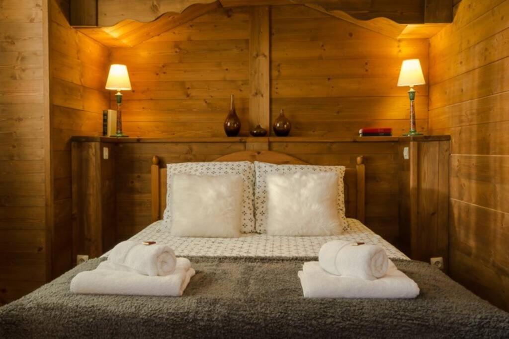 Paisible Chalet Montagne Avec Option Jacuzzi Séez Zewnętrze zdjęcie